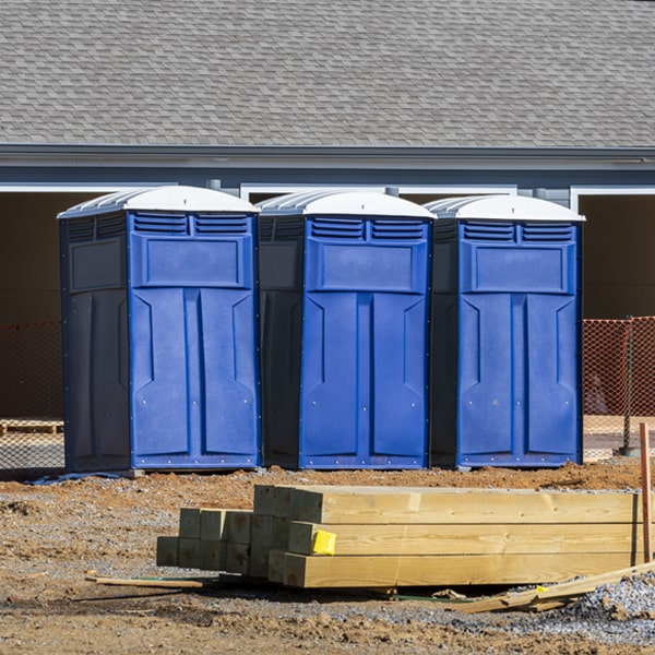 are there any restrictions on where i can place the portable restrooms during my rental period in Buffalo TX